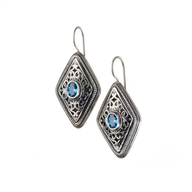 Garden Shadows Kite Earrings in Sterling Silver - Image 4
