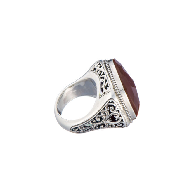 Big square Ring in Sterling Silver with black onyx stone - Image 10