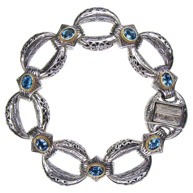 Bracelet in 18K Gold and Sterling Silver - Image 17