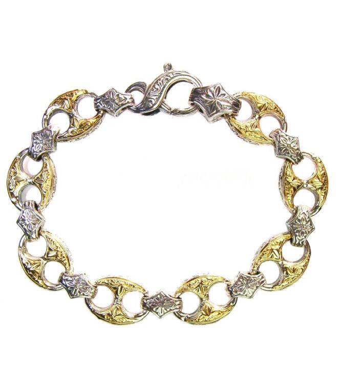 Bracelet in 18K Gold and Sterling Silver - Image 23