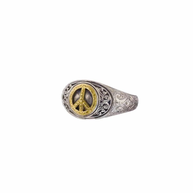 Symbol Star of David Ring in 18K Gold and Sterling Silver - Image 6