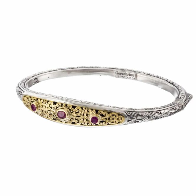 Mediterannean Bracelet in 18K Gold and Sterling Silver - Image 5