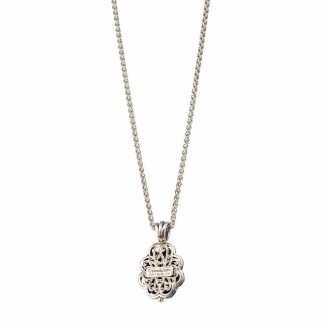Penelope Pendant is Sterling Silver with Gold plated parts - Image 3