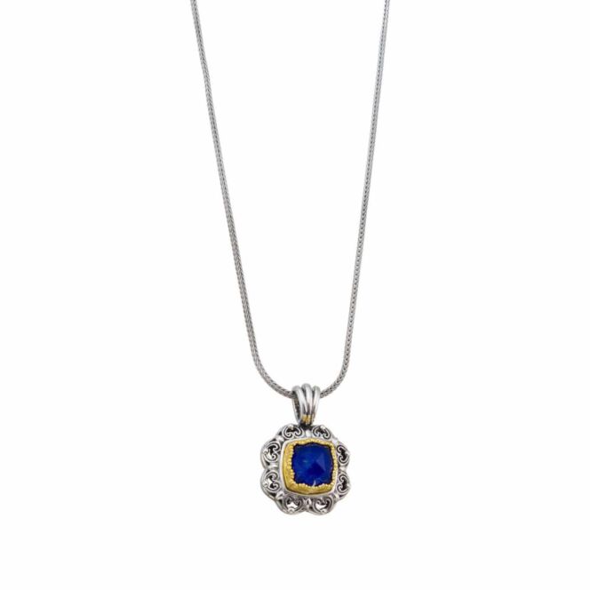 Penelope Pendant is Sterling Silver with Gold plated parts - Image 4