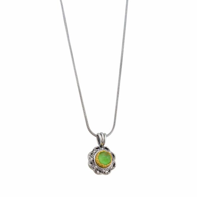 Penelope Pendant is Sterling Silver with Gold plated parts - Image 5