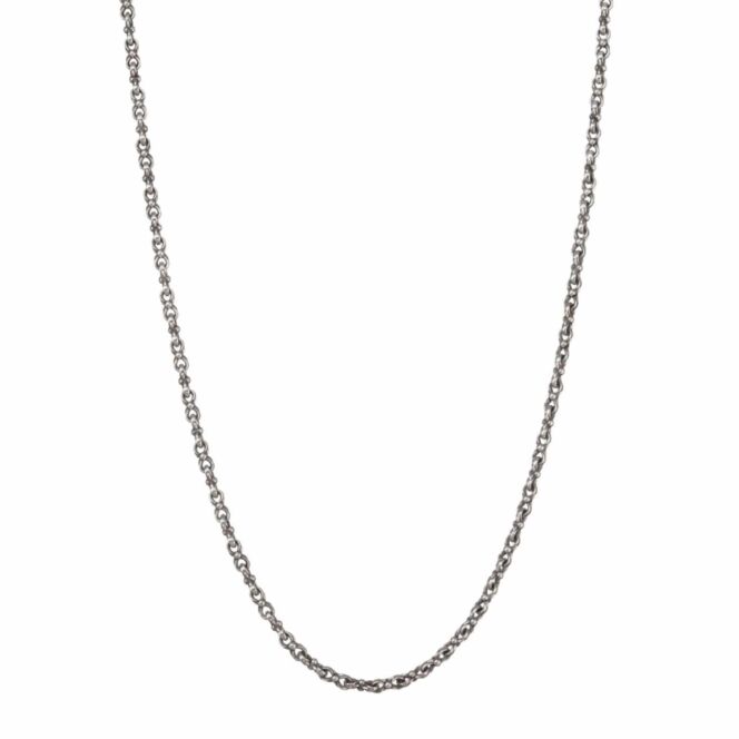 Heavy Double Loop Chain handmade in Sterling Silver