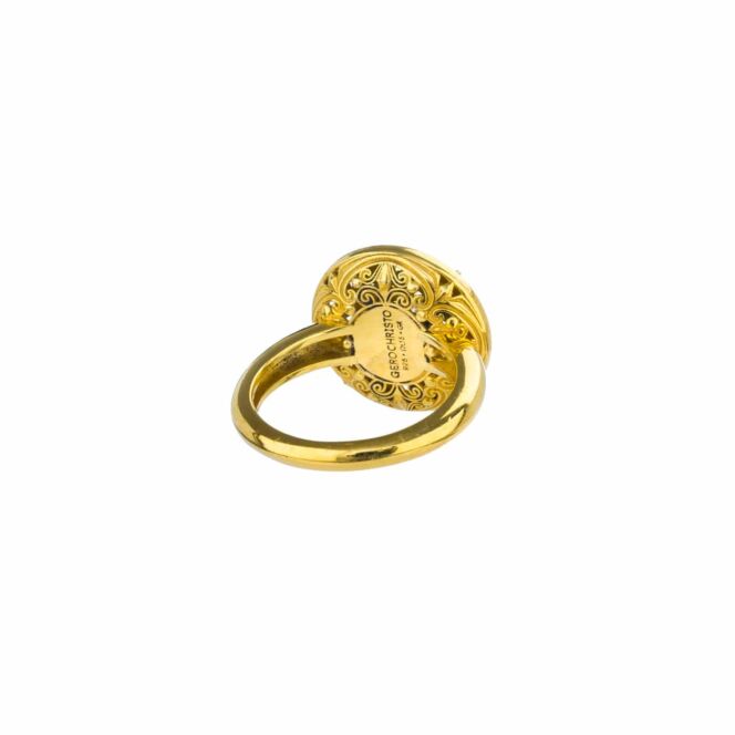 Kallisto Ring in Gold plated sterling silver - Image 3