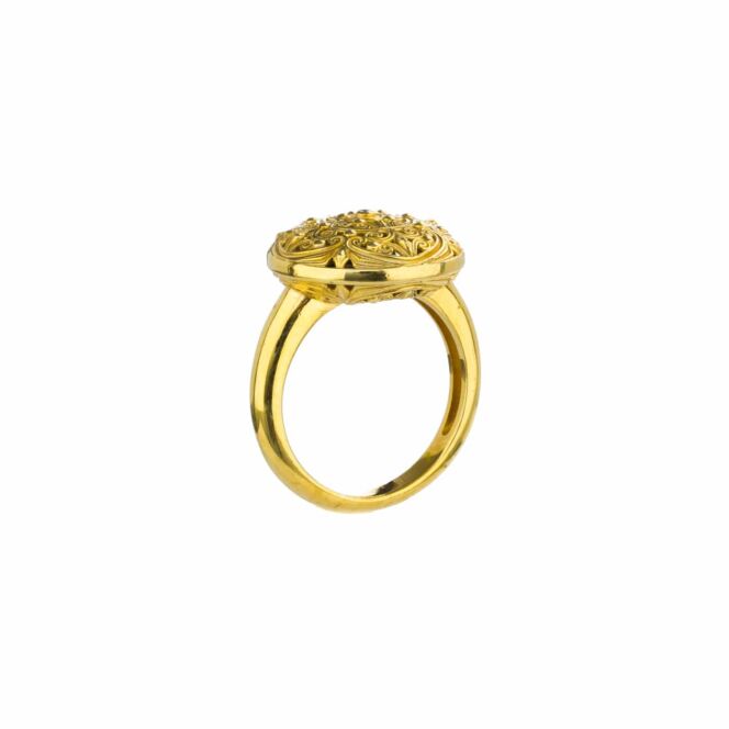 Kallisto Ring in Gold plated sterling silver - Image 4