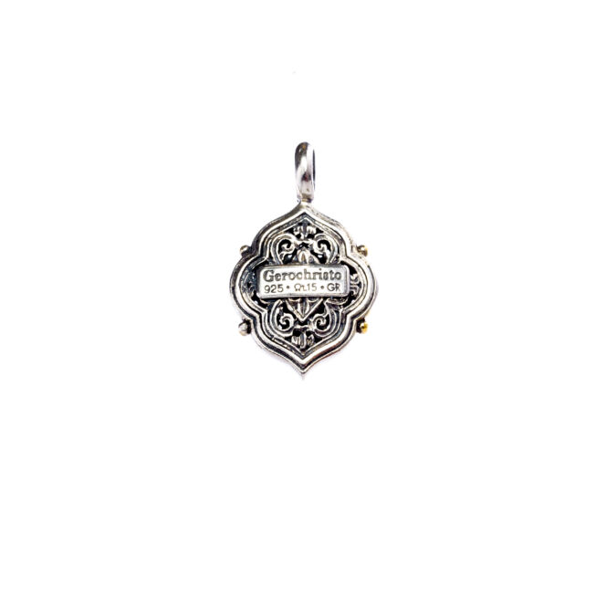 Byzantine pendant in sterling silver - Image 2