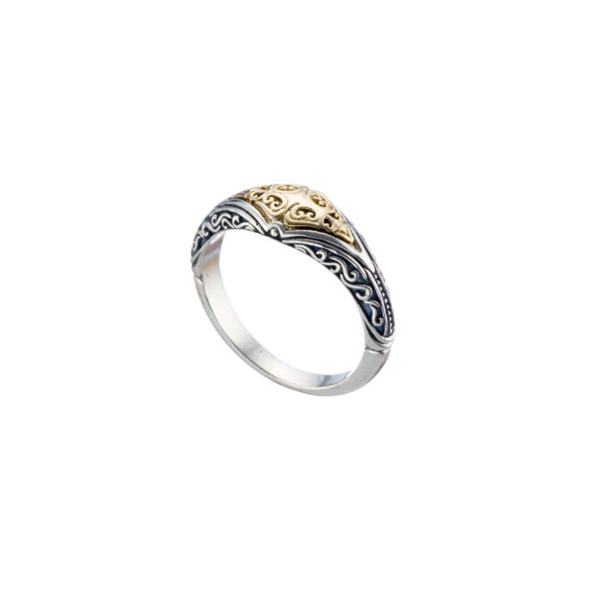 Aretousa ring in 18K Gold and Sterling Silver - Image 5
