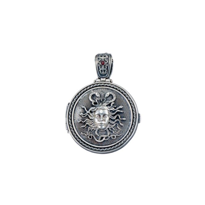Medousa locket pendant in Sterling silver - Image 6