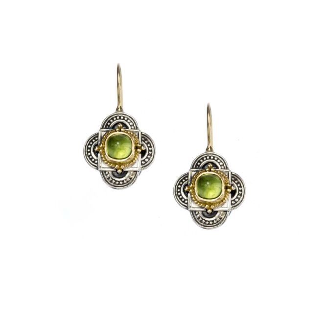 Cyclades earrings in 18K Gold and Sterling silver with pearls - Image 3